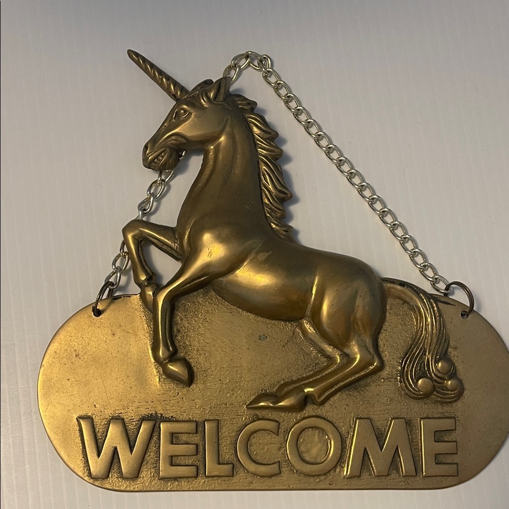 Unicorn Welcome Sign